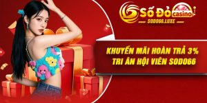 Khuyến Mãi Hoàn Trả 3% – Tri Ân Hội viên Sodo66